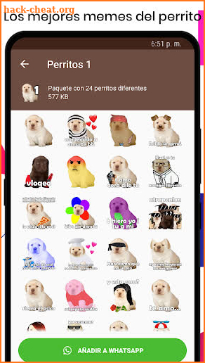 Stickers del Perrito Triste para WhatsApp 🐶 screenshot