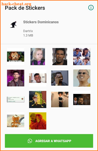 Stickers Dominicanos para WhatsApp screenshot