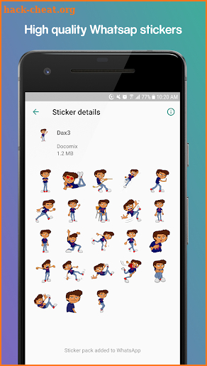 Stickers for Whatsapp - Docomix screenshot