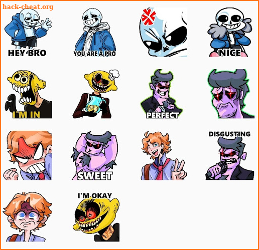 Stickers Friday Night Funkin screenshot