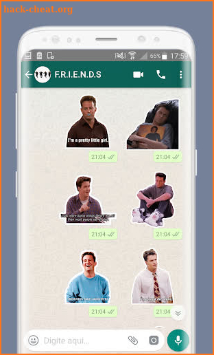 Stickers Friends - WAStickerApps screenshot