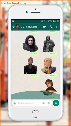 Stickers Game Of Thrones for WhatsApp screenshot