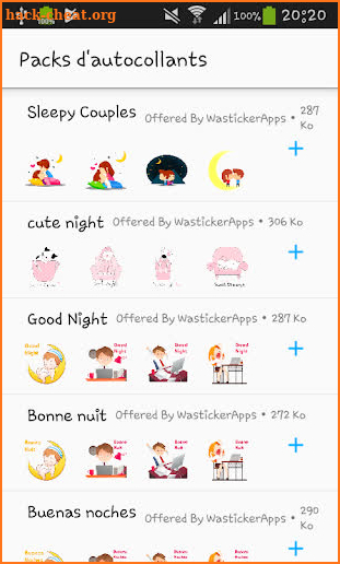 Stickers Good Night - WAStickerApps screenshot