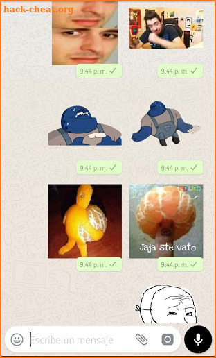 Stickers Graciosos para Responder WAS screenshot