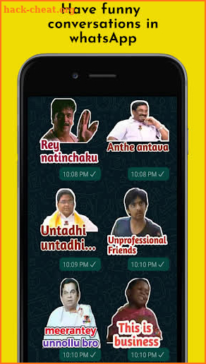 Stickers Mavayya - Telugu Free Stickers screenshot