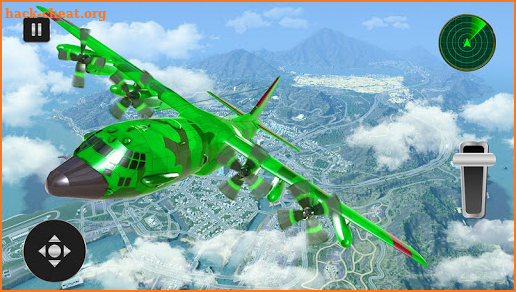 Stickman Army Cargo Airplane Transporter screenshot