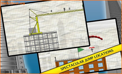 Stickman Base Jumper screenshot