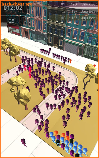 Stickman Crowd in City screenshot