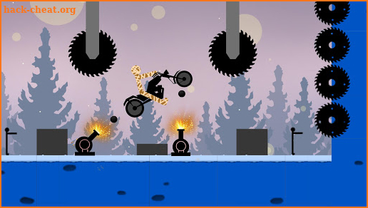 Stickman Dismounting Falling screenshot