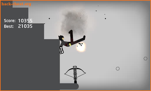 Stickman Dismounting Falling screenshot