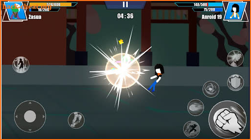 Stickman Dragon Fight Super screenshot