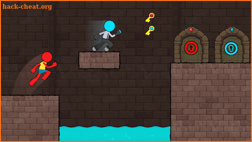 Stickman Duo - Red and Blue screenshot