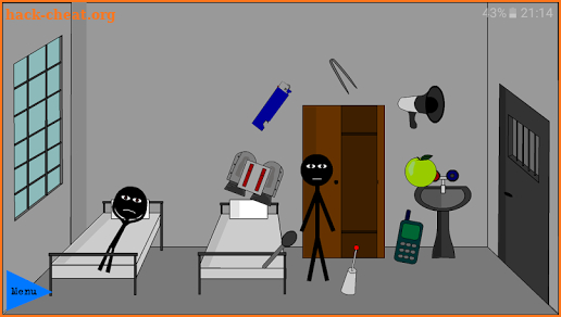 Stickman escape madhouse screenshot