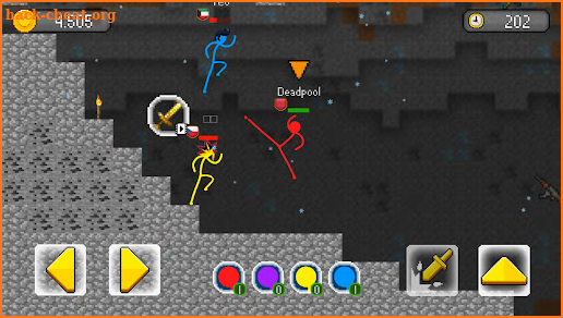 Stickman Fight In WorldCraft screenshot