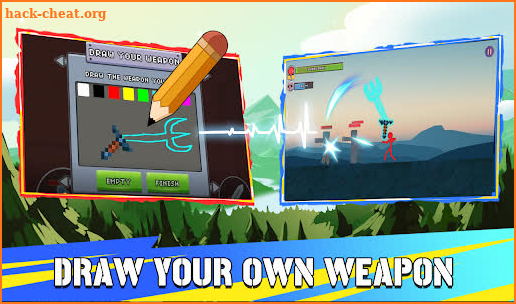 Stickman Fight：Draw Weapons screenshot