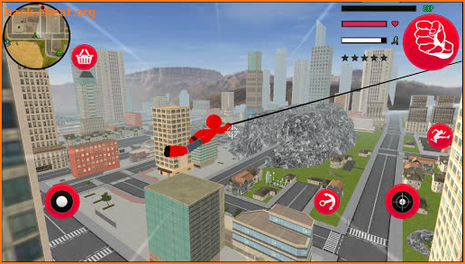 Stickman Hellboy Rope Hero Strange Gangster Vegas screenshot