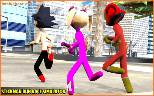 Stickman Marathon Race Superhero Game screenshot