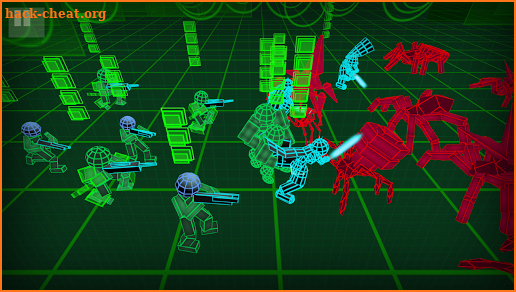 Stickman Neon Warriors: Spiders Battle screenshot