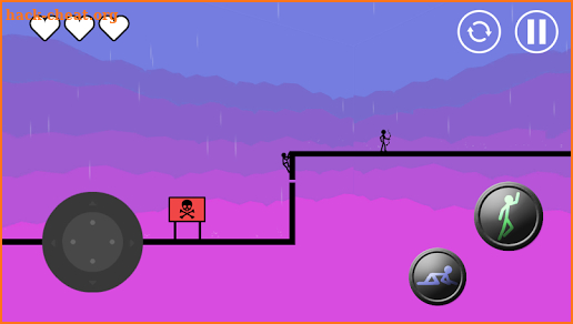 Stickman Parkour Platform 2 screenshot