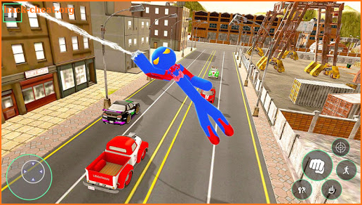 stickman rope hero - grand vegas mafia screenshot