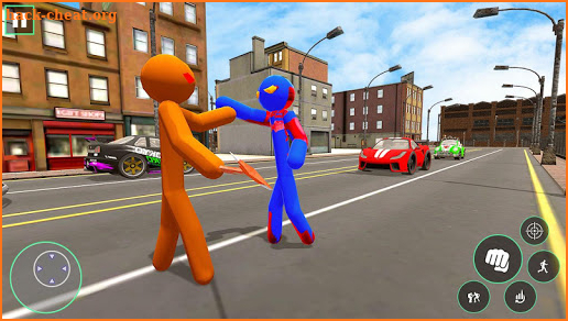 stickman rope hero - grand vegas mafia screenshot