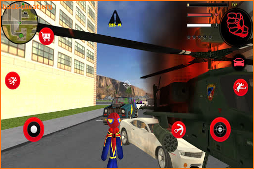 Stickman Rope Hero Spider Gangaster Crime screenshot