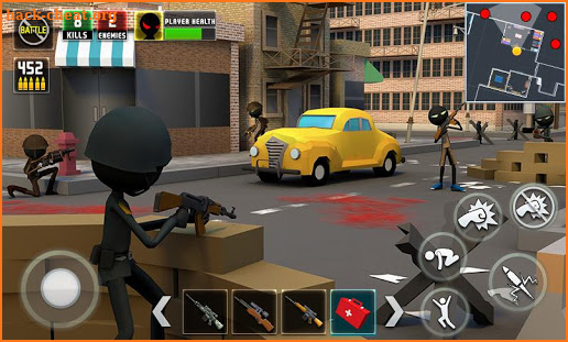 Stickman Royale : World War Battle screenshot