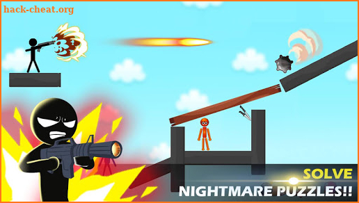 Stickman shooter : Destruction room screenshot