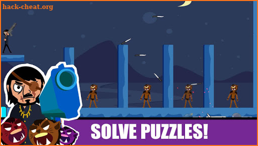 Stickman shooter : monster hunter screenshot