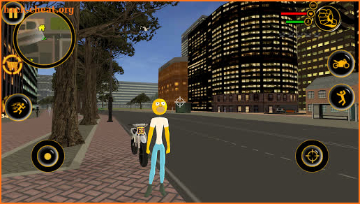 Stickman Sinpson Rope Hero Crime City Battle screenshot