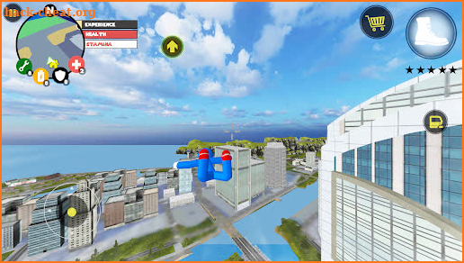 Stickman Speed Rope Hero Gangstar City screenshot