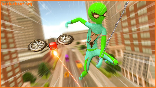 Stickman Spider Rope Hero- Crime Simulator Games screenshot