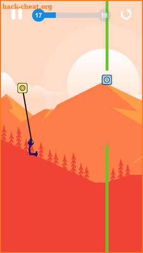 Stickman Stunt Hero : Hook And Swing screenshot