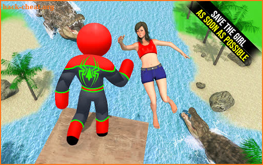 Stickman Super Rope Hero Gangstar City screenshot