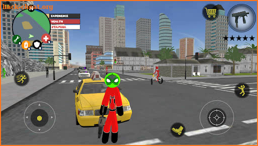 Stickman Super Rope Hero Gangstar Rescue Mission screenshot