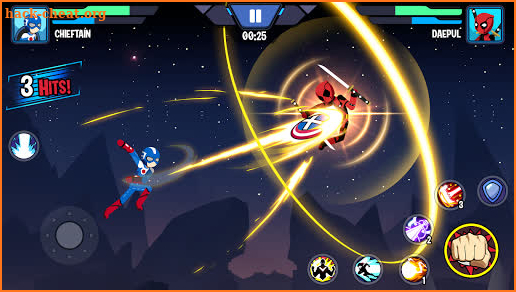 Stickman Superhero - Super Stick Heroes Fight screenshot