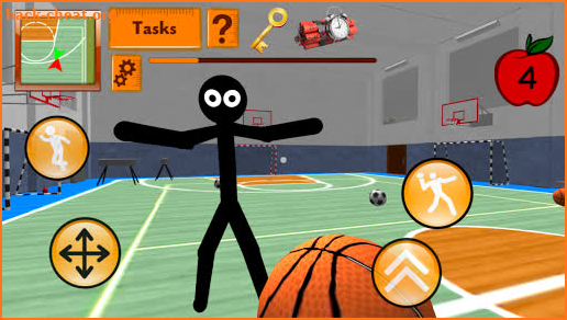 Stickman Teacher. Neighbor School Escape 3D screenshot