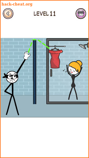 Stickman Thief : Brain Puzzle screenshot