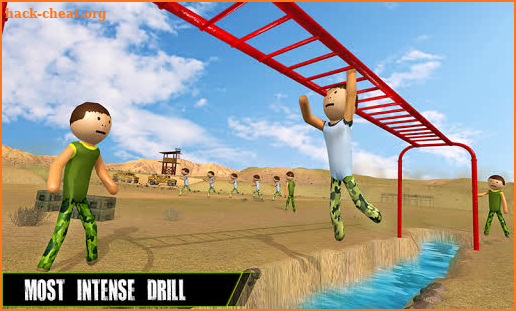 Stickman US Army Training School Stickman Ropehero screenshot