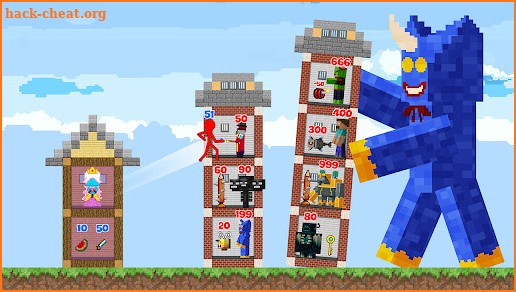 Stickman vs Craftman Tower War screenshot