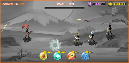 Stickman War: Battlefield of Bow, Axe and Spear screenshot