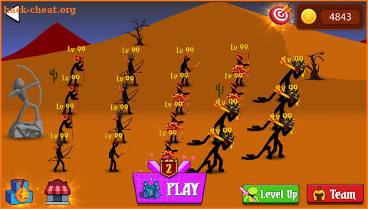 Stickman War : Defense Battle screenshot