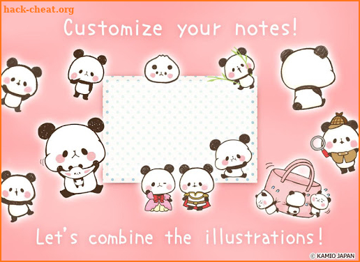 Sticky Note Mini MOCHI MOCHI PANDA screenshot