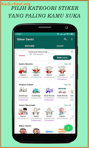 Stiker Santri Untuk WAStickerApps screenshot