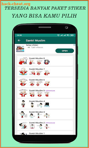 Stiker Santri Untuk WAStickerApps screenshot