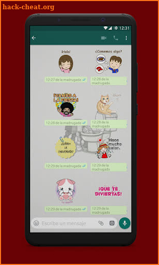 STIKRZ - Stickers Packs in Spanish for WhatsApp screenshot