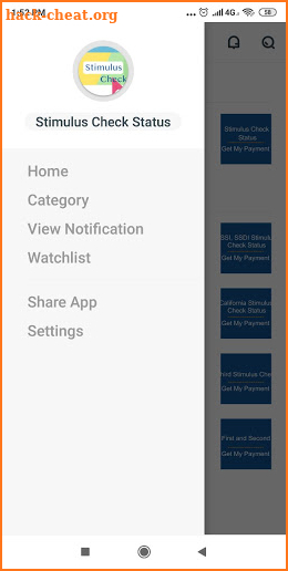 Stimulus Check Status Tracker screenshot