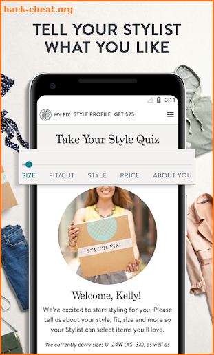 Stitch Fix Personal Stylist screenshot