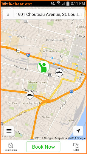 STLtaxi screenshot