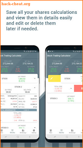 Stock calculator-Profit & Loss screenshot